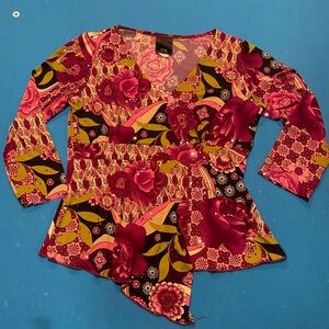 J T B V-Neck Babydoll Y2K Vintage Shirt